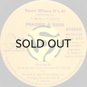 画像2: PEACHES & HERB / (HUMP & BUMP) DOWN WHERE IT'S AT (45's) (2)