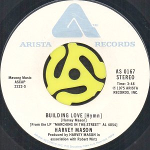 画像2: HARVEY MASON / MARCHING IN THE STREET b/w BUILDING LOVE (45's) (2)