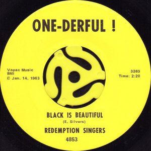 画像1: REDEMPTION SINGERS / BLACK IS BEAUTIFUL (45') (1)