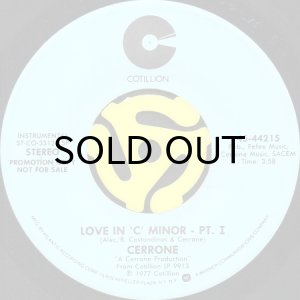 画像2: CERRONE / LOVE IN C MINOR (45's) (WHITE PROMO) (2)