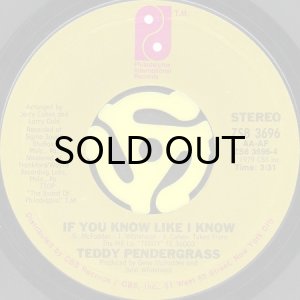 画像2: TEDDY PENDERGRASS / TURN OFF THE LIGHTS b/w IF YOU KNOW LIKE I KNOW (45's) (2)