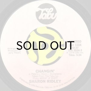 画像1: SHARON RIDLEY / CHANGIN' (45's) (1)