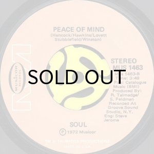 画像2: S.O.U.L. / TO MEND A BROKEN HEART b/w PEACE OF MIND (45's) (2)