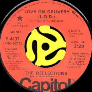 画像1: THE REFLECTIONS / LOVE ON DELIVERY (L.O.D.) (45's) (PROMO) (1)