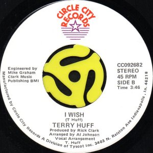 画像2: TERRY HUFF / COME ON AROUND b/w I WISH (45's) (2)