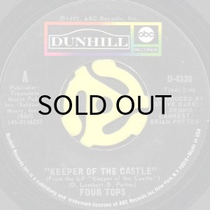画像1: FOUR TOPS / KEEPER OF THE CASTLE (45's) (1)