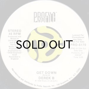 画像1: DEREK B / GET DOWN (45's) (1)