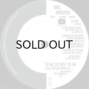 画像3: MEL BROOKS / TO BE OR NOT TO BE (THE HITLER RAP) (45's) (3)