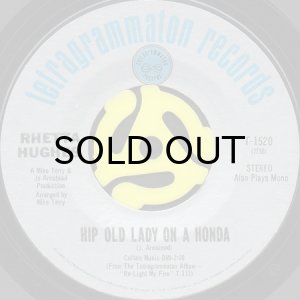 画像2: RHETTA HUGHES / HIS HAPPINESS b/w HIP OLD LADY ON A HONDA (45's) (2)