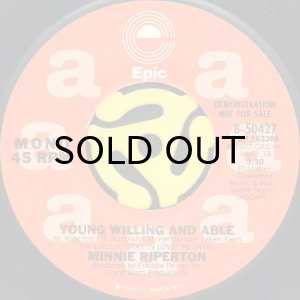 画像1: MINNIE RIPERTON / YOUNG WILLING AND ABLE (45's) (PROMO) (1)