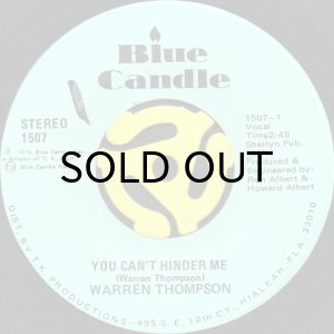 画像1: WARREN THOMPSON / YOU CAN'T HINDER ME b/w DOLLY DAGGER (45's) (1)