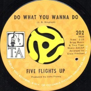 画像1: FIVE FLIGHTS UP / DO WHAT YOU WANNA DO b/w BLACK CAT (45's) (1)