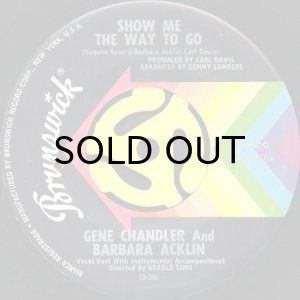 画像2: GENE CHANDLER AND BARBARA ACKLIN / LOVE WON'T START b/w SHOW ME THE WAY TO GO (45's) (2)