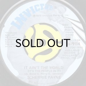 画像2: SCHERRIE PAYNE / IT AIN'T THE WORLD (IT'S THE PEOPLE IN IT) (45's) (2)