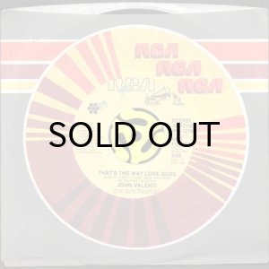 画像3: JOHN VALENTI / THAT'S THE WAY LOVE GOES (45's) (3)