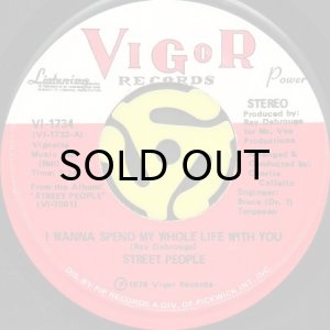 画像2: STREET PEOPLE / WANNA SLOW DANCE WITH YOU BABY b/w I WANNA SPEND MY WHOLE LIFE WITH YOU (45's) (2)