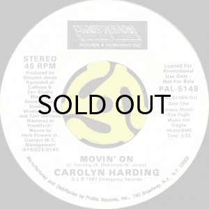 画像2: CAROLYN HARDING / MOVIN' ON (45's) (2)