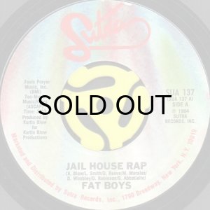 画像1: FAT BOYS / JAIL HOUSE RAP b/w STICK 'EM (45's) (1)