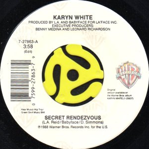 画像1: KARYN WHITE / SECRET RENDEZVOUS (45's) (1)