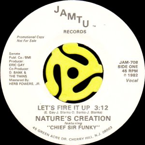 画像1: NATURE'S CREATION feat. CHIEF SIR FUNKY / LET'S FIRE IT UP (45's) (1)