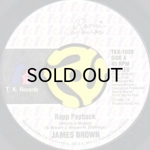 画像1: JAMES BROWN / RAPP PAYBACK (45's) (1)