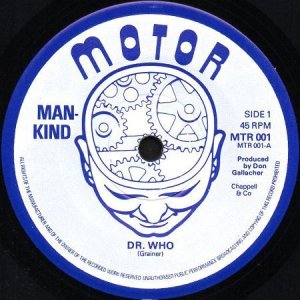 画像2: MANKIND / DR. WHO THEME b/w TIME TRAVELERS (45's) (2)