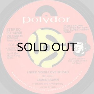 画像2: JAMES BROWN / REALITY b/w I NEED YOUR LOVE SO BAD (45's) (2)