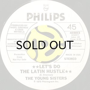 画像1: THE YOUNG SISTERS / LET'S DO THE LATIN HUSTLE (45's) (1)