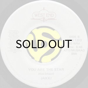 画像2: JAKKI / YOU ARE THE STAR (45's) (2)