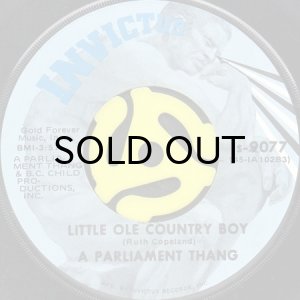 画像2: A PARLIAMENT THANG / I CALL MY BABY PUSSYCAT b/w LITTLE OLE COUNTRY BOY (45's) (2)