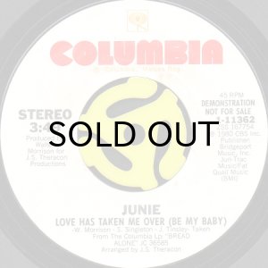 画像2: JUNIE / LOVE HAS TAKEN ME OVER (BE MY BABY) (45's) (WHITE PROMO) (2)