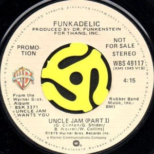 画像2: FUNKADELIC / UNCLE JAM (45's) (PROMO) (2)