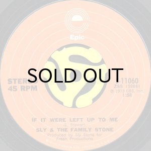 画像2: SLY & THE FAMILY STONE / FRISKY b/w IF IT WERE LEFT UP TO ME (45's) (2)