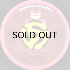 画像2: VITAMIN E / SHARING b/w BACK HERE AGAIN (45's) (2)
