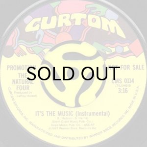 画像2: THE NATURAL FOUR / IT'S THE MUSIC (45's) (PROMO) (2)
