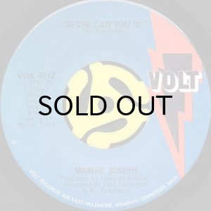 画像2: MARGIE JOSEPH / ONE MORE CHANCE b/w NEVER CAN YOU BE (45's) (2)