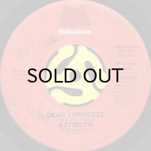 画像2: AZYMUTH / DEAR LIMMERTZ (45's) (2)