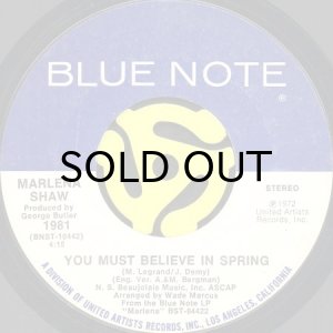 画像2: MARLENA SHAW / SOMEWHERE b/w YOU MUST BELIEVE IN SPRING (45's) (2)