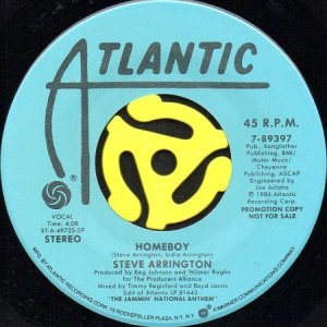 画像1: STEVE ARRINGTON / HOMEBOY (45's) (PROMO) (1)