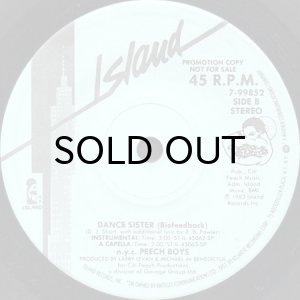 画像2: N.Y.C. PEECH BOYS / DANCE SISTER (BIOFEEDBACK) (45's) (PROMO) (2)