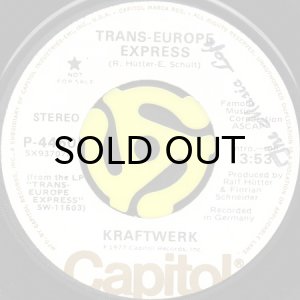 画像2: KRAFTWERK / TRANS-EUROPE EXPRESS (45's) (PROMO) (2)