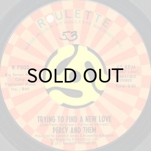 画像2: PERCY AND THEM / LOOK IN THE MIRROR OF MY EYES b/w TRYING TO FIND A NEW LOVE (45's) (2)