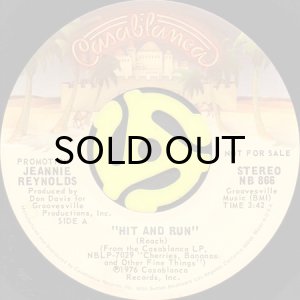 画像2: JEANNIE REYNOLDS / HIT AND RUN (45's) (PROMO) (2)