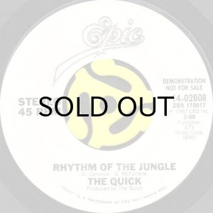 画像1: THE QUICK / RHYTHM OF THE JUNGLE (45's) (WHITE PROMO) (1)