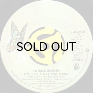 画像2: PATRICE RUSHEN / HANG IT UP b/w IT'S JUST A NATURAL THING (45's) (2)