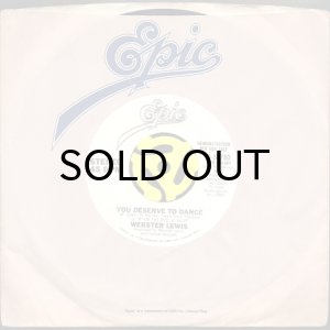 画像3: WEBSTER LEWIS / YOU DESERVE TO DANCE (45's) (WHITE PROMO) (3)