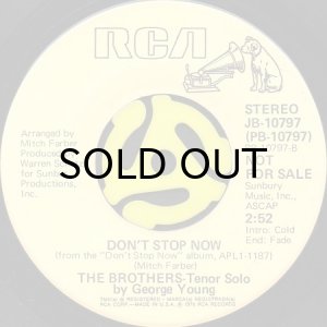 画像2: THE BROTHERS feat. BHEN LANZARONI / BROTHERS THEME (45's) (2)