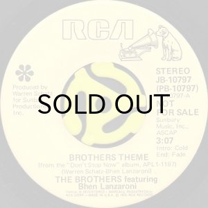 画像1: THE BROTHERS feat. BHEN LANZARONI / BROTHERS THEME (45's) (1)