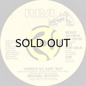 画像1: MICHAEL WYCOFF / THERE'S NO EASY WAY (45's) (PROMO) (1)