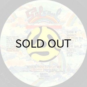 画像2: SKYY / WHEN YOU TOUCH ME (45's) (PROMO) (2)